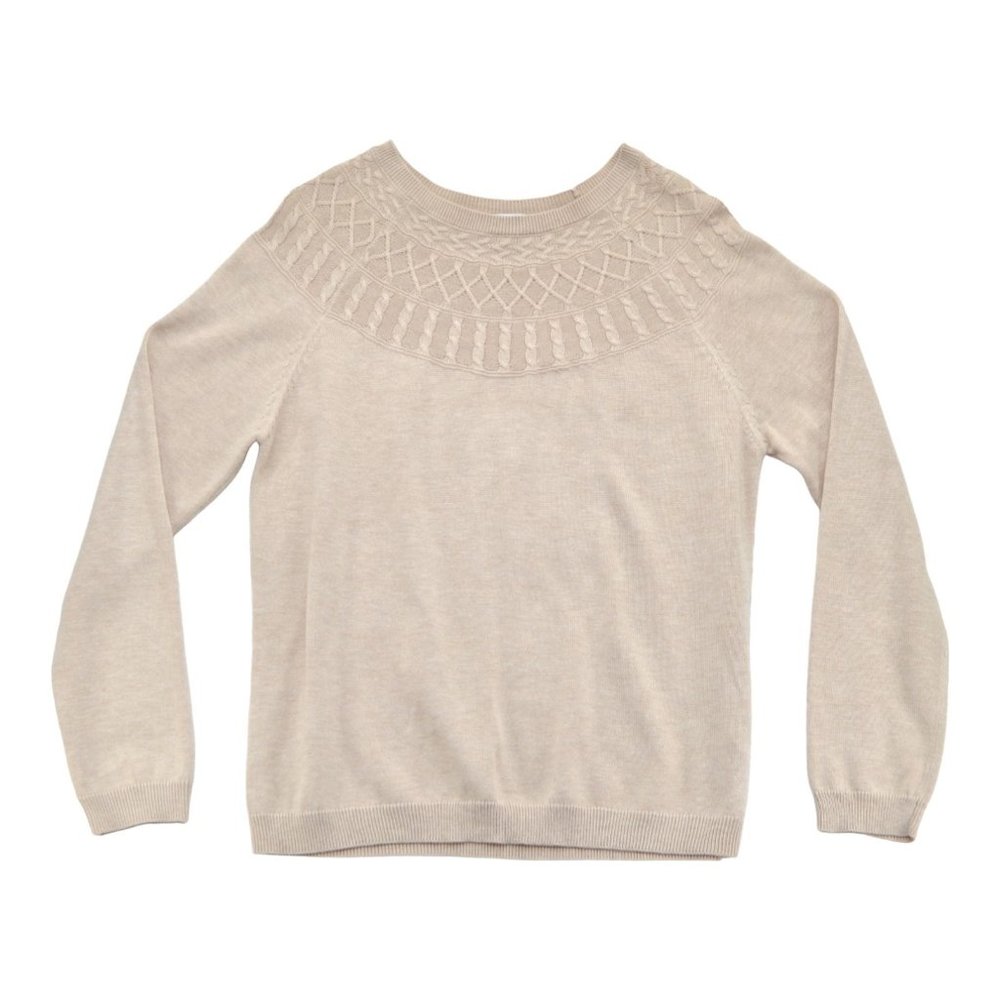 Kim Rodgers Ivory‎ Knit Sweater Women's Size Large